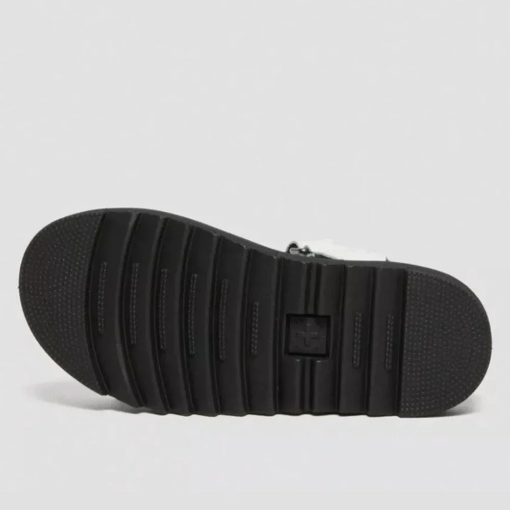 DR. MARTENS KLAIRE LEATHER STRAP SANDALS‎